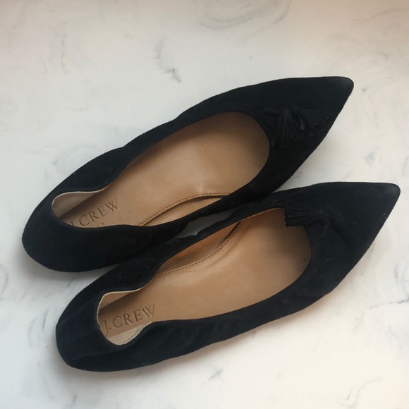 J. Crew Factory Shoes - J.Crew Suede Flats